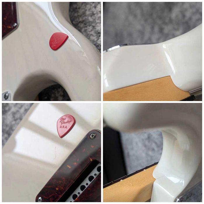 Fender American Deluxe Stratocaster White Blonde + Кейс