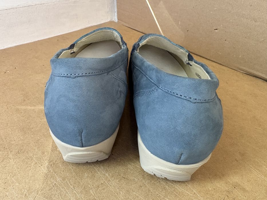 Mokasyny Waldläufer Slipper Hegli, rozmiar 38,5, długość wkładki 25,7 cm (BS-105)