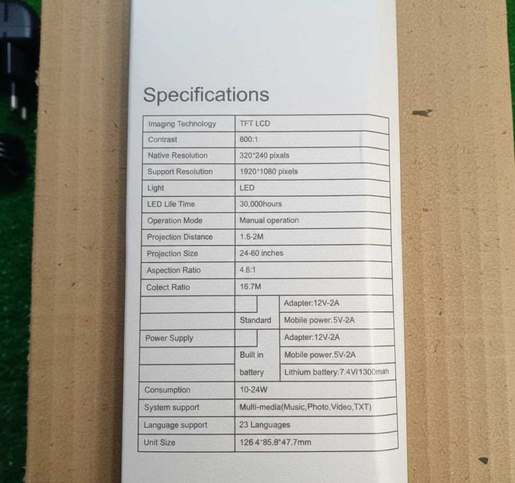 Проектор с динамиком/ домашний кинотеатр/ Мультимедійний  проектор