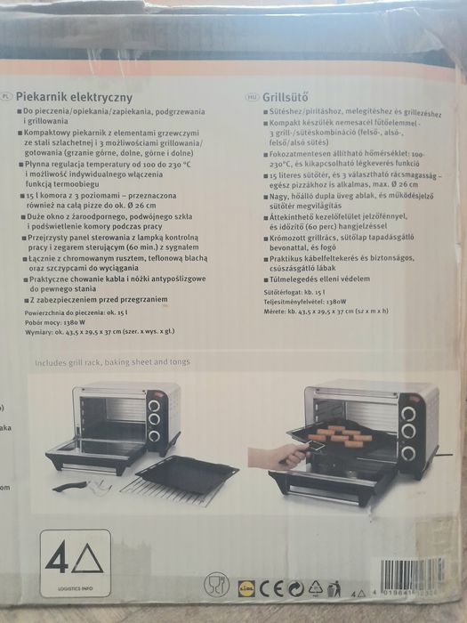 Piekarnik elektryczny Silvercrest