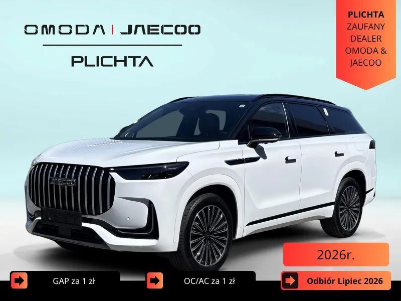 Jaecoo 8 Jaecoo 8 Phev 2026 Carbon Black & Khaki White | 7 osobowy | Nowy |