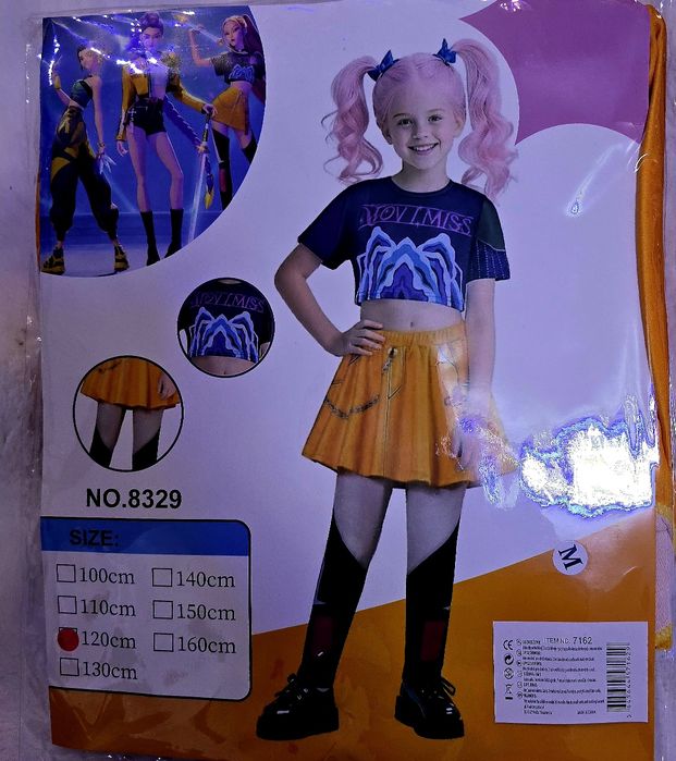 Stroj przebranie karnawałowe demons hunters huntrix  mira