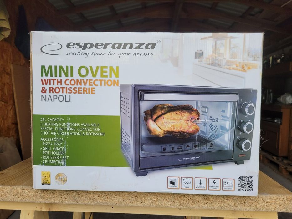 Piekarnik elektryczny - mini oven Esperanza Napoli