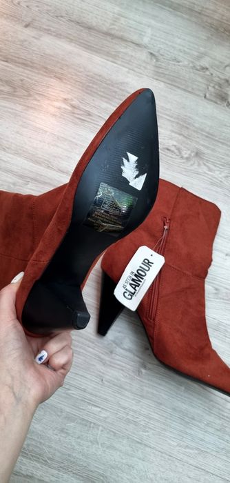 Botki na obcasie primark 38