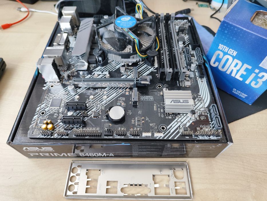 intel core i3 10100f комплект - купить компьютеры и комплектующие