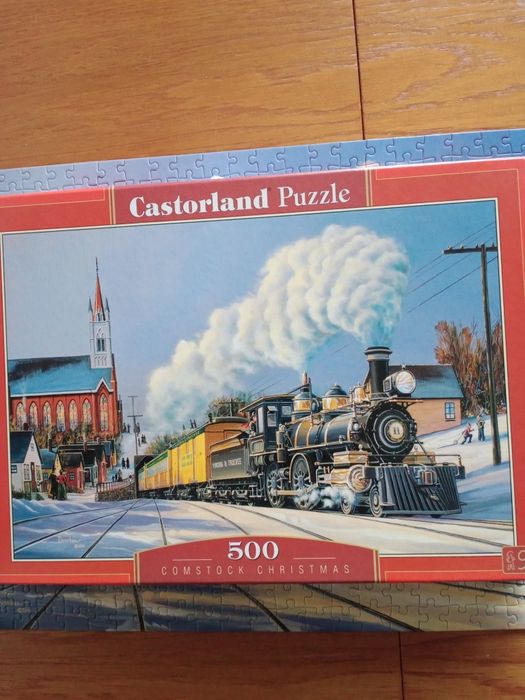 Puzzle Castorland 500 Dworzec kolejowy