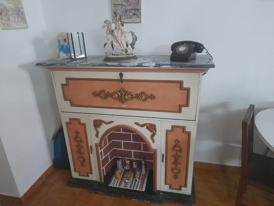 Movel imitação de lareira