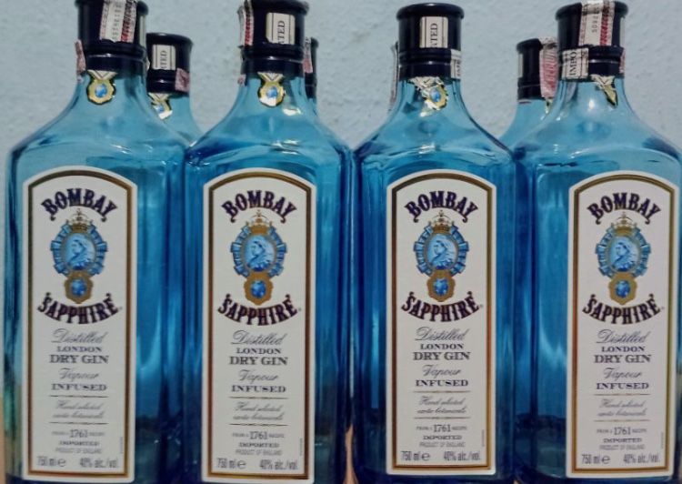 Garrafas de gin vazias (200)