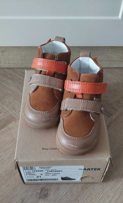 Botki unisex chłopczyk, dziewczynka Bartek r.21