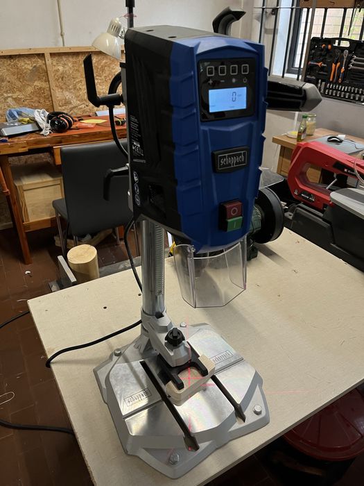 Engenho de furo Scheppach Berbequim de Coluna DP55