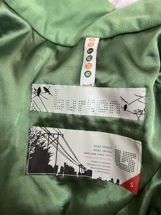 Zielona kurtka snowboardowa S Burton Skyline Jacket