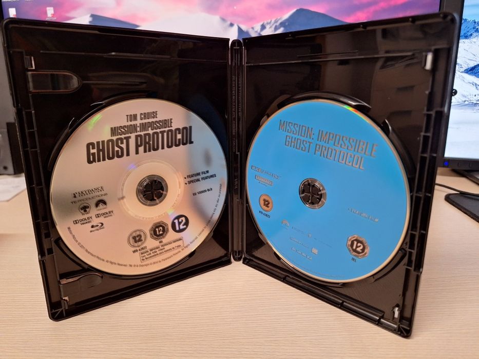 Mission Impossible 4 Ghost Protocol 4K UHD + Blu-ray Eng