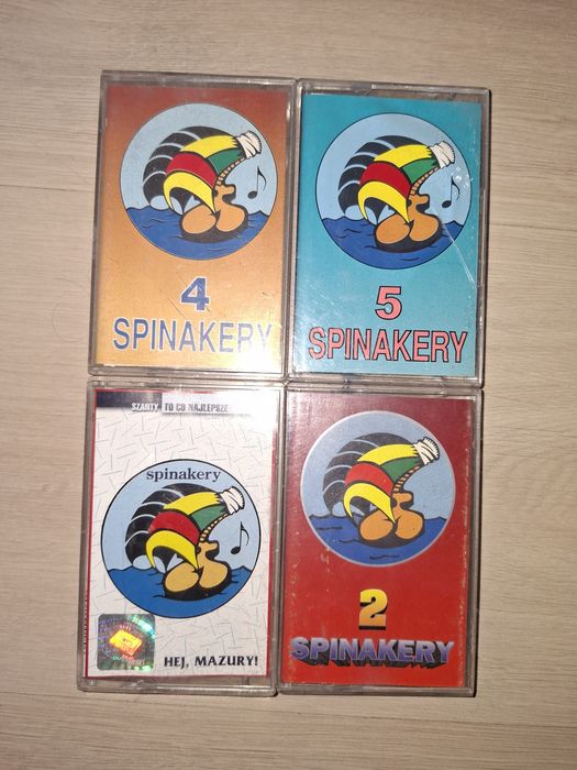 Zestaw 4 kaset Spinakery szanty