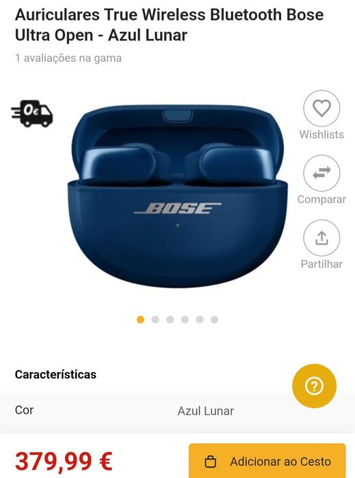 BOSE Ultra Open Earbuds | Novos Caixa Selada
