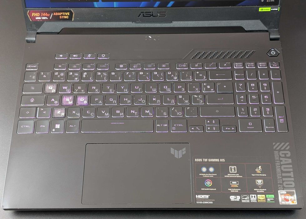 ASUS TUF A15, Ryzen 7 7735HS, RTX 4050 140W, 16/512GB | HandyShop