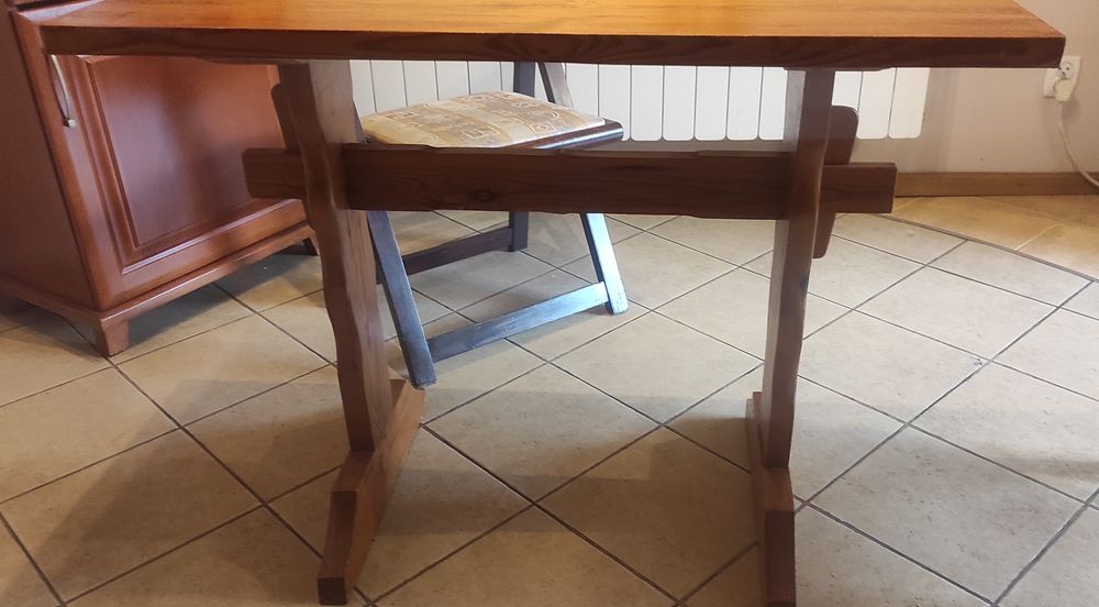 Stylowa ława z litego drewna