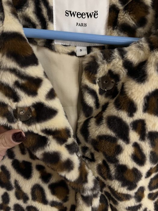 Casaco leopardo tam S - NOVO!