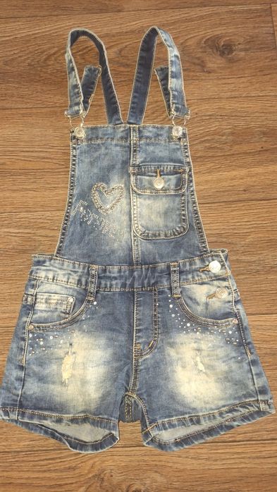 Джинсовивий комбінезн- шорти