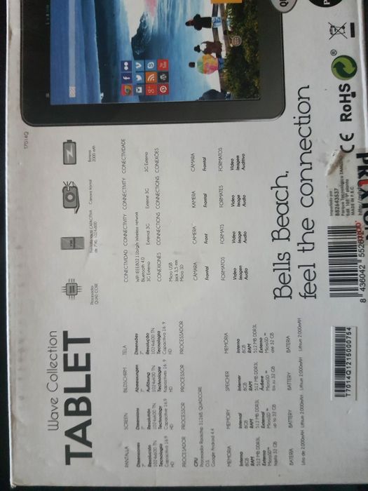 Caixa vazia tablet prixton