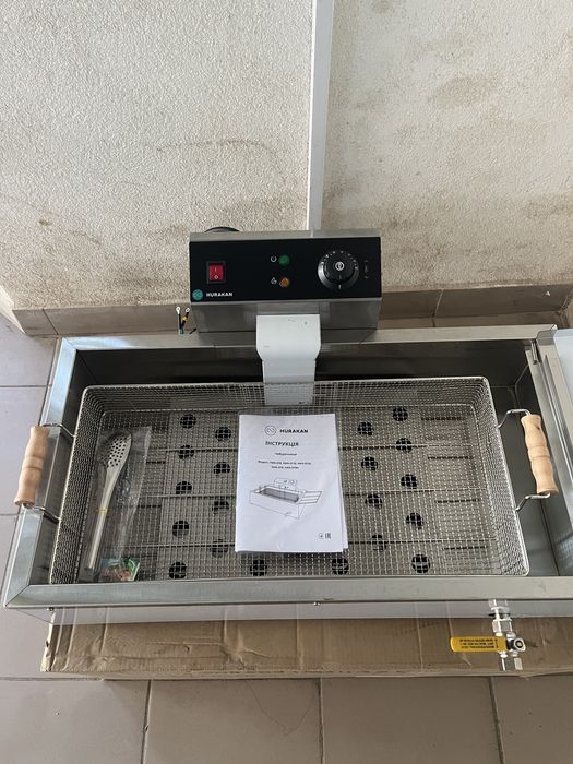 Чебуречниця-Фритюрниця Професійна Електрична Нова Hurakan-Німеччина