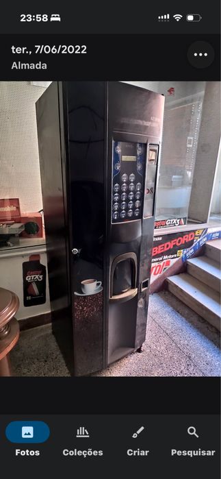 Maquina cafe vending , moedeiro movel
