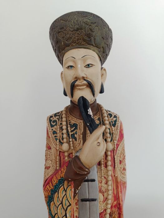 Figuras Orientais pintadas à mão