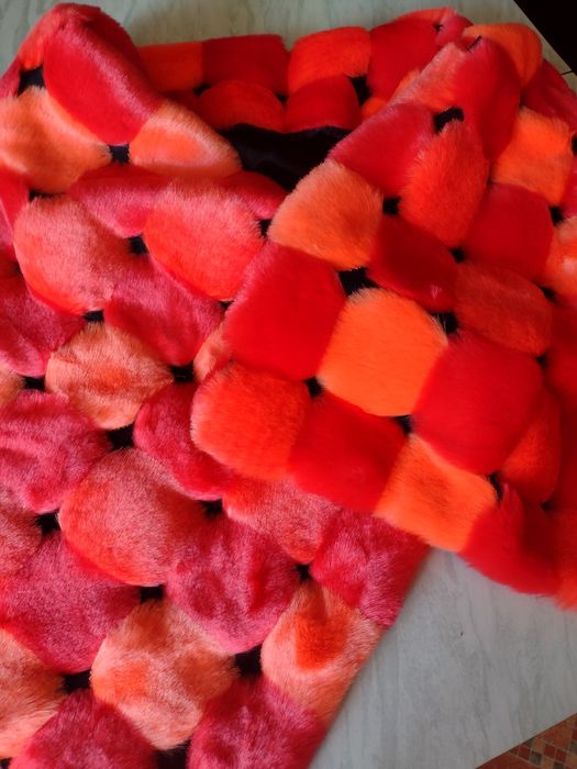 Палантин шаль накидка зі штучного хутра