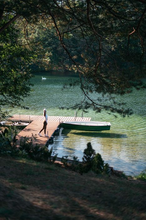 Polana Gawrycha - dom nad jeziorem Staw wakacje plaża  jacuzzi mazury
