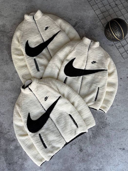 ‼️TOP‼️БЕЗ ПРЕДОПЛАТ‼️Мужской зимний пуховик найк Nike | двухсторонняя куртка найк | зимний пуховик найк | мужская куртка nike | плюшевая куртка |