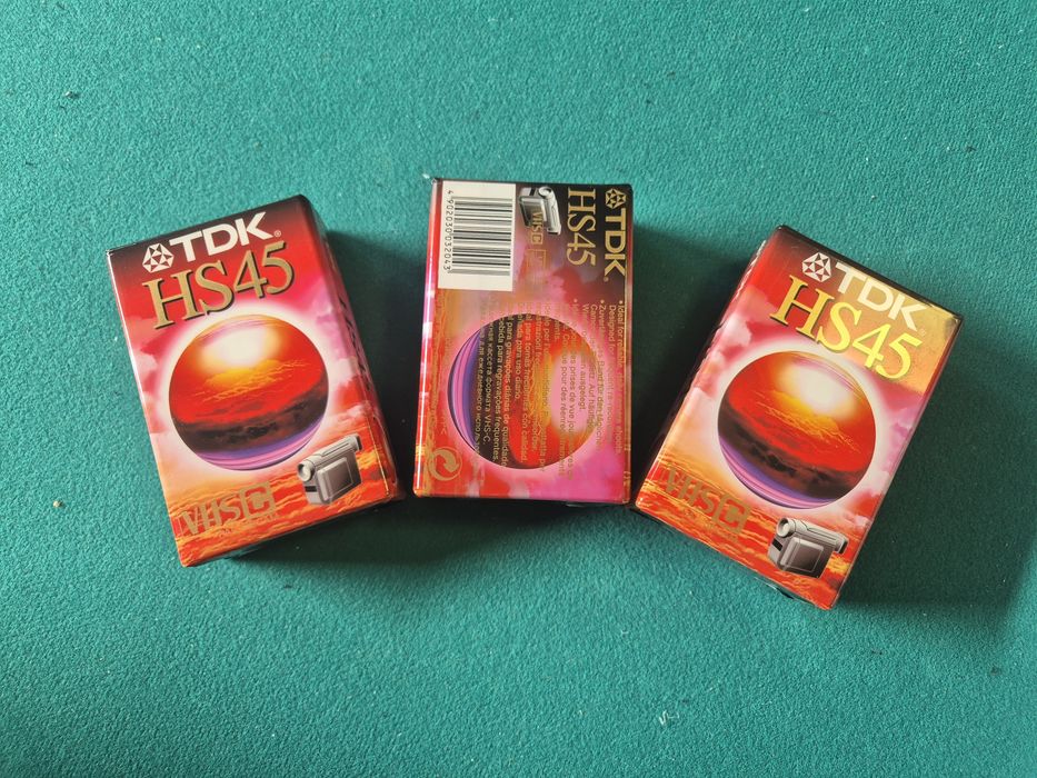 Cassetes video camera vhsc vhs