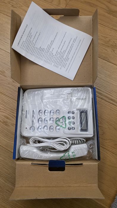 Telefon stacjonarny Mescomp Olaf PH-525 dla seniora domowy duże liczby