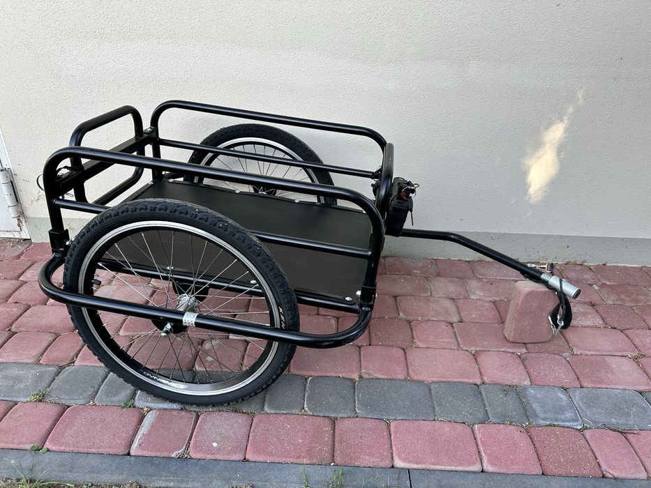 M-Wave składana przyczepa rowerowa 40 kg, Nowa, złożona