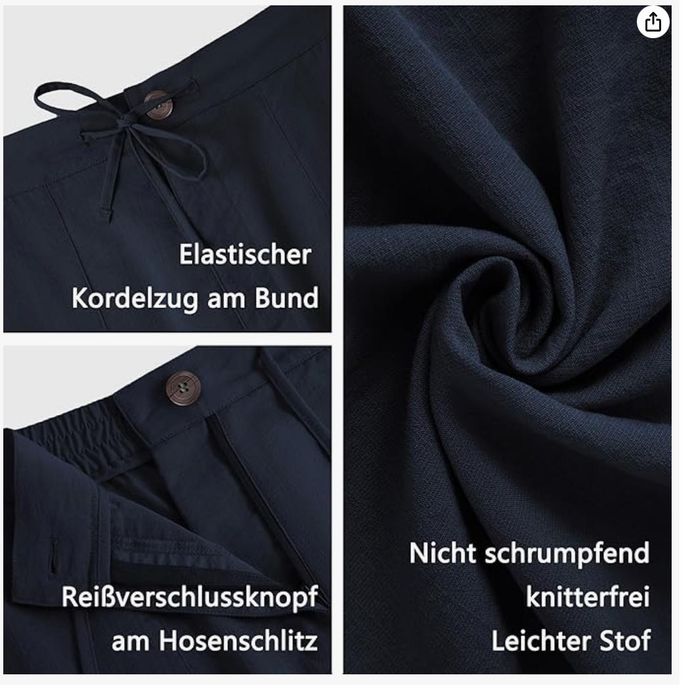 Spodnie męskie,granatowe, rozm. S REGULAR-nogawka 32", MOVE BEYOND