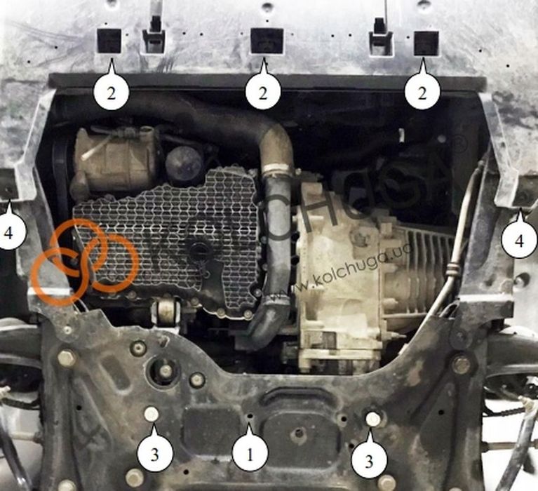 Fiat Scudo 2022- 2.0 Hdi Stalowa Dolna Osłona Silnika 0839 Mag