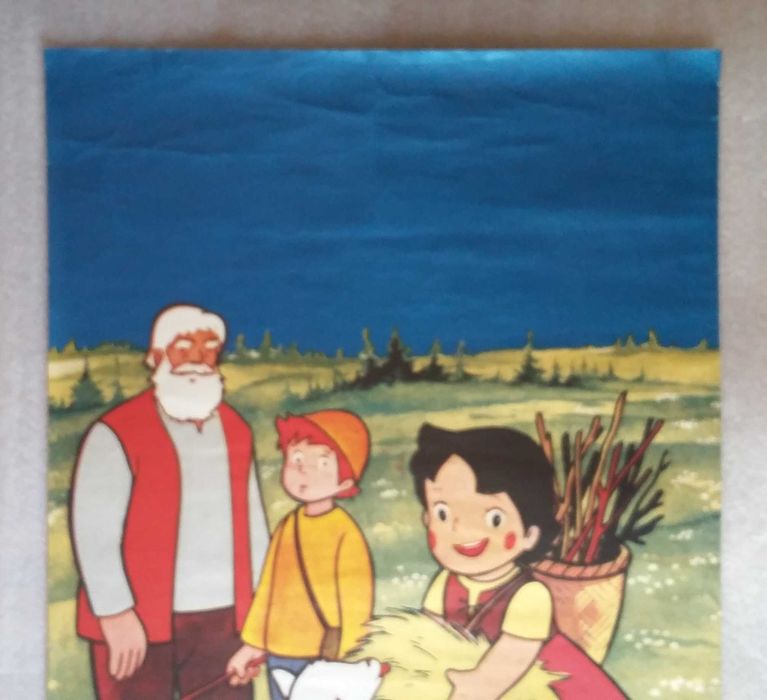 Antigo Poster Da Heidi-Anos 70