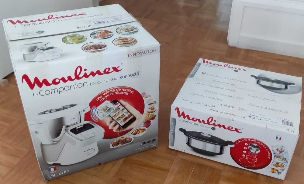 Robot de Cozinha Moulinex i Companion HF900110 com panela a vapor