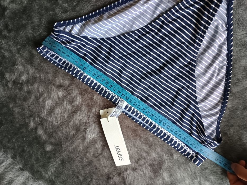 Dół od bikini Granatowe paski