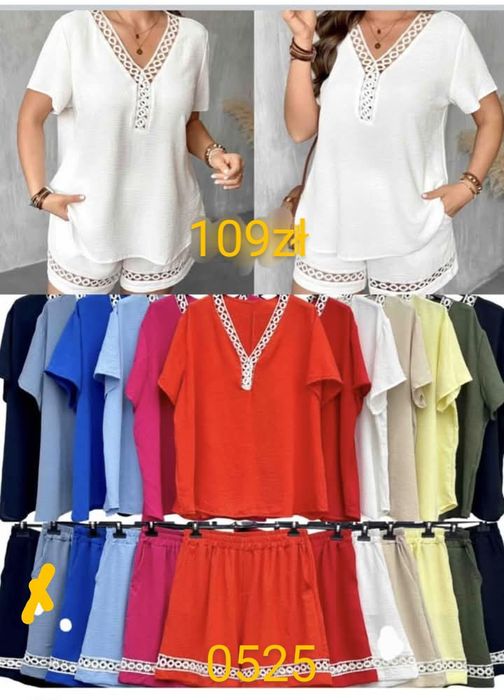 Komplet na lato plus size