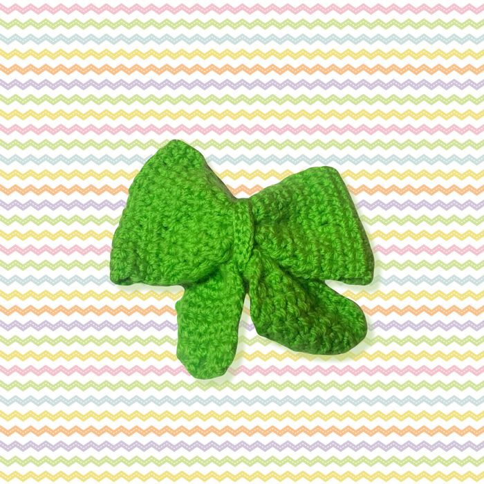 Gancho Cabelo Crochê Laços