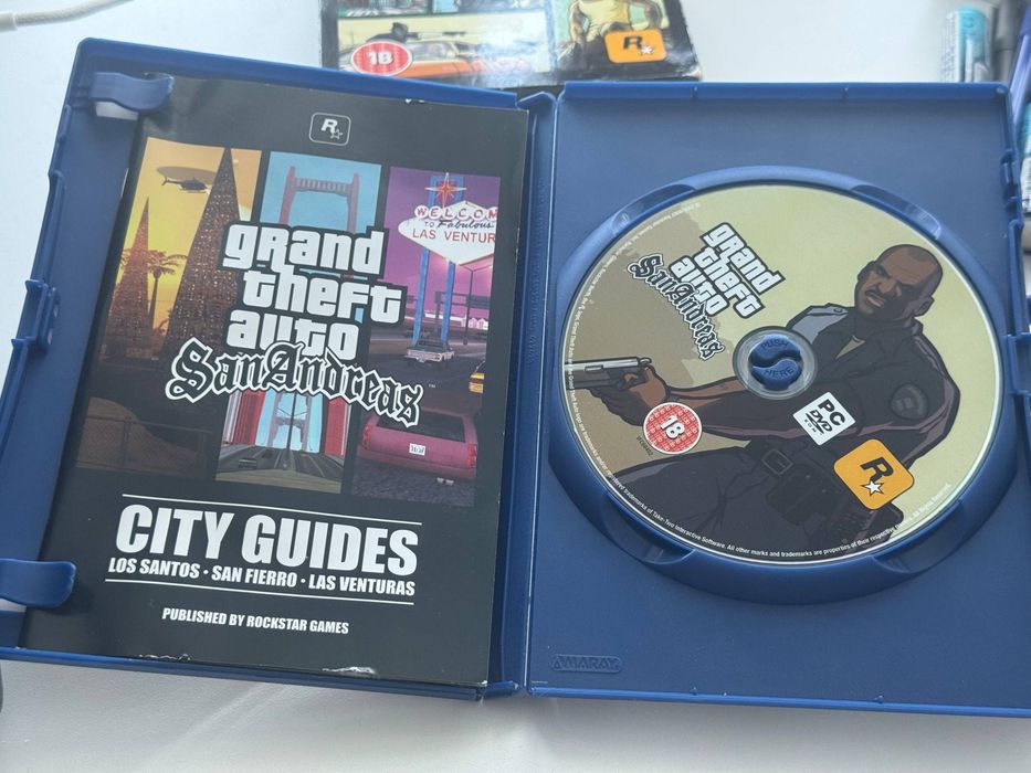 Диск GTA SAN ANDREAS Лицензия Диск + Мануал