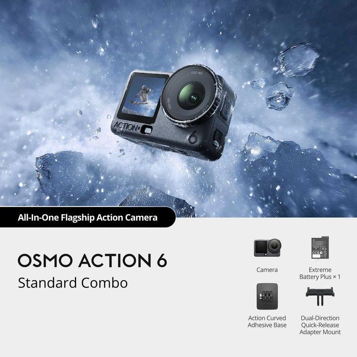 DJI Osmo Action 6 | Standard Combo | SELADO | 3 ANOS DE GARANTIA