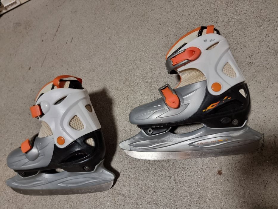 Łyzwy regulowane rozmiar