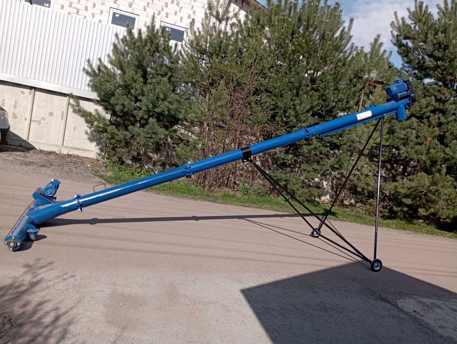 Шнековый погрузчик, винтовой конвейер, транспортер зерна, протравитель