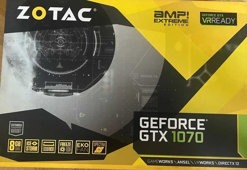 Zotac GTX 1070 8GB Amp! Edition