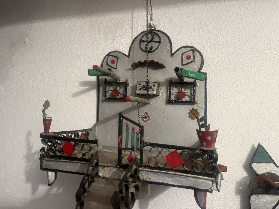 Gaiolas feitas a mao de colecao