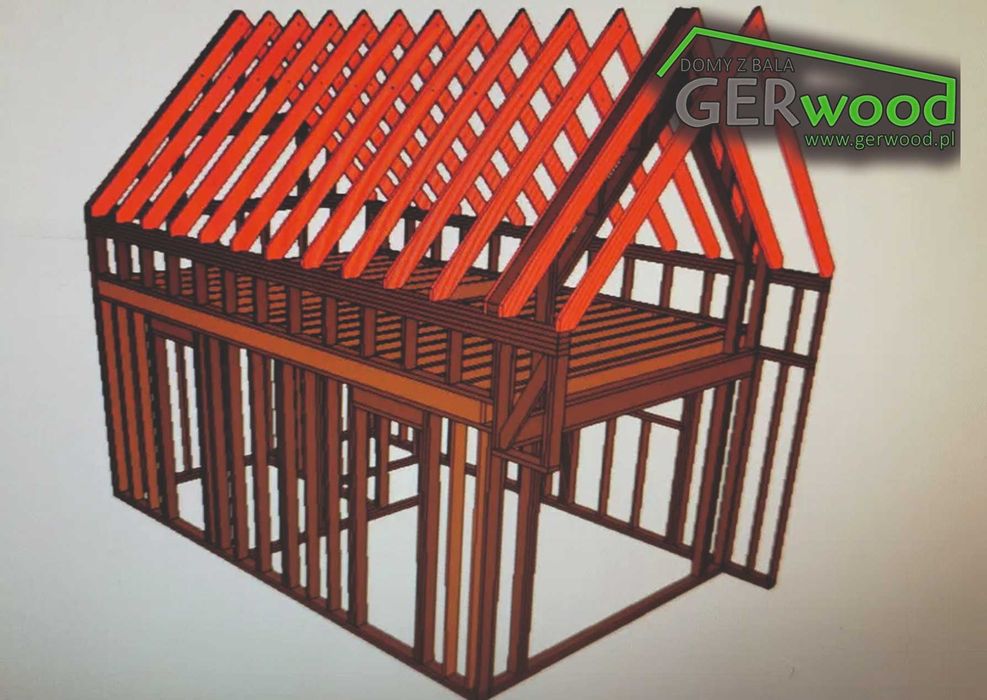 Konstrukcja szkieletowa Dom 35m