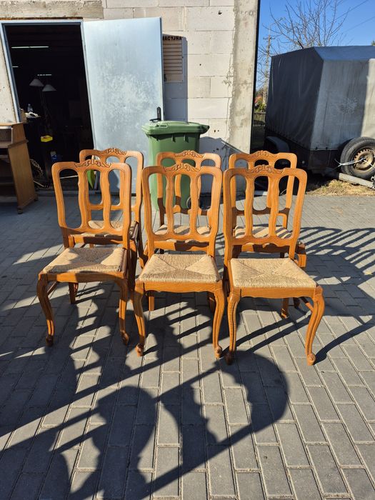 Komplet 6 krzeseł w stylu Ludwikowskim