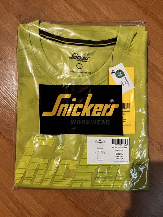 Koszulka z logo Snickers Workwear