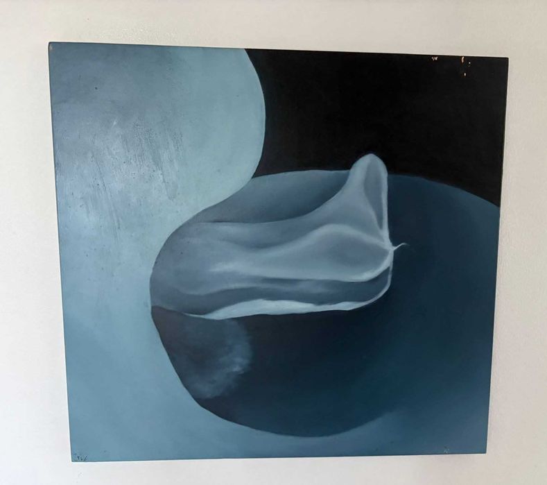 Óleo sobre MDF artista portuguesa