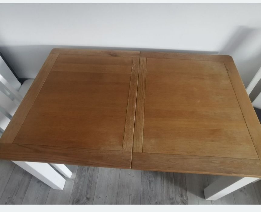 Stół rozkładany 4 krzesła 140/90/80/180